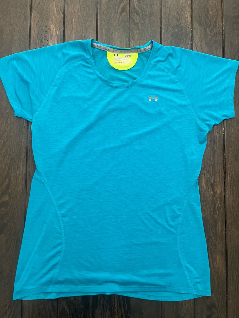 Under Armour Women's Short Sleeve Tech Tee - Teal Blue
